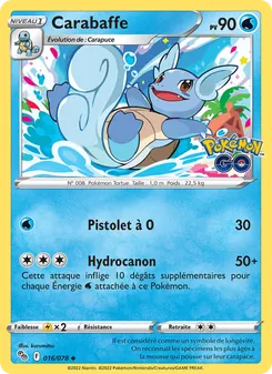 Carabaffe, Pokémon GO, n° 016