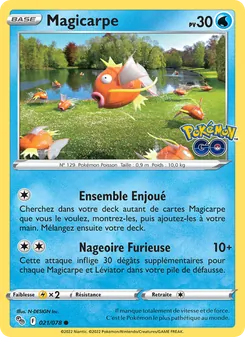 Magicarpe, Pokémon GO, n° 021