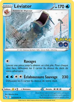 Léviator, Pokémon GO, n° 022
