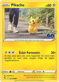 Pikachu, Pokémon GO, n° 027