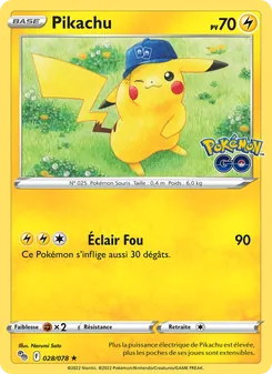 Pikachu, Pokémon GO, n° 028