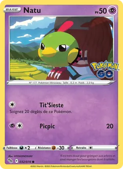 Natu, Pokémon GO, n° 032