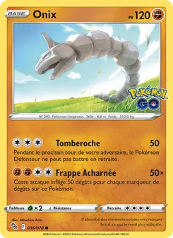 Onix, Pokémon GO, n° 036