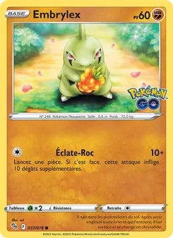 Embrylex, Pokémon GO, n° 037