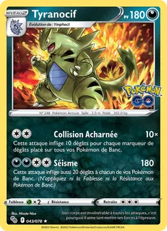 Tyranocif, Pokémon GO, n° 043