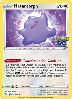 Métamorph, Pokémon GO, n° 053