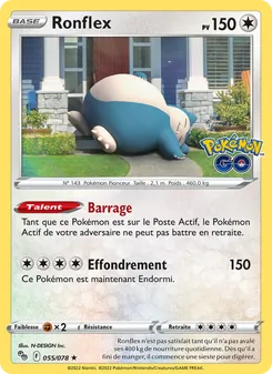 Ronflex, Pokémon GO, n° 055