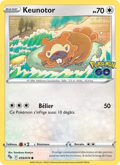 Keunotor, Pokémon GO, n° 059