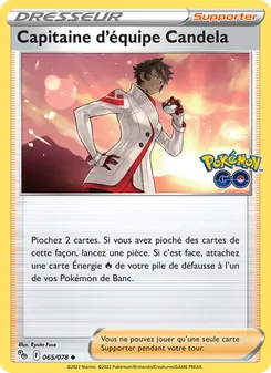Capitaine d'équipe Candela, Pokémon GO, n° 065