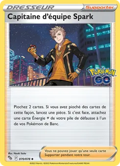 Capitaine d'équipe Spark, Pokémon GO, n° 070