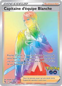 Capitaine d'équipe Blanche, Pokémon GO, n° 082