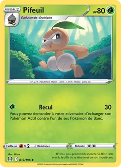 Pifeuil, Origine Perdue, n° 012