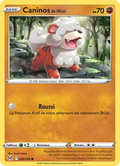 Caninos de Hisui, Origine Perdue, n° 083