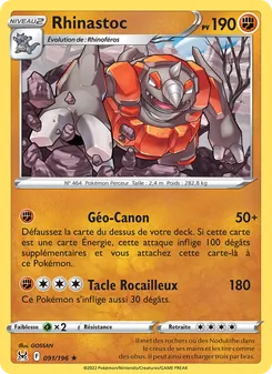 Rhinastoc, Origine Perdue, n° 091