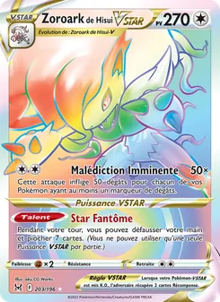 Zoroark de Hisui VSTAR, Origine Perdue, n° 203
