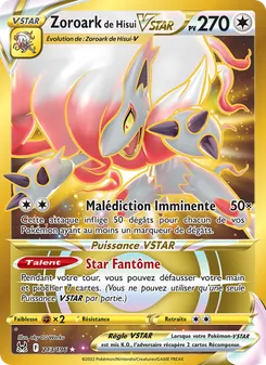 Zoroark de Hisui VSTAR, Origine Perdue, n° 213
