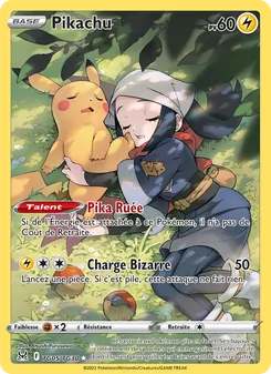 Pikachu, Origine Perdue Galerie de Dresseurs, n° TG05