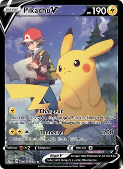 Pikachu V, Origine Perdue Galerie de Dresseurs, n° TG16
