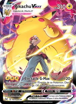 Pikachu VMAX, Origine Perdue Galerie de Dresseurs, n° TG17