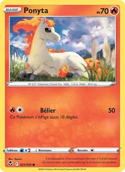 Ponyta, Tempête Argentée, n° 021