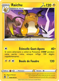 Raichu, Tempête Argentée, n° 050