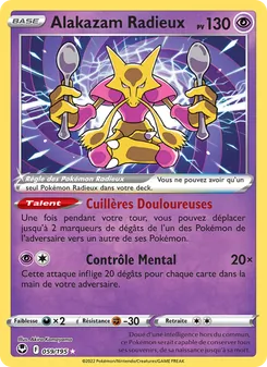 Alakazam Radieux, Tempête Argentée, n° 059