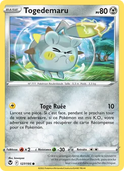 Togedemaru, Tempête Argentée, n° 127