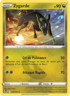 Zygarde, Tempête Argentée, n° 134