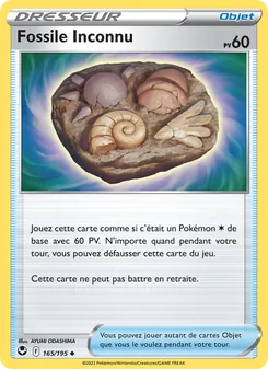Fossile Inconnu, Tempête Argentée, n° 165