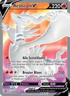 Reshiram V, Tempête Argentée, n° 172