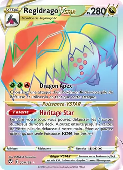 Regidrago VSTAR, Tempête Argentée, n° 201