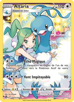 Altaria, Tempête Argentée Galerie de Dresseurs, n° TG11