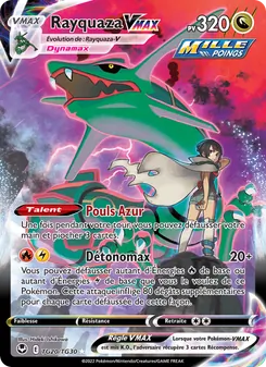 Rayquaza VMAX, Tempête Argentée Galerie de Dresseurs, n° TG20