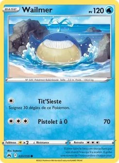 Wailmer, Zénith Suprême, n° 031