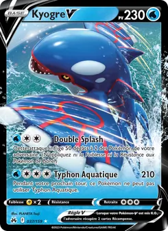 Kyogre V, Zénith Suprême, n° 037
