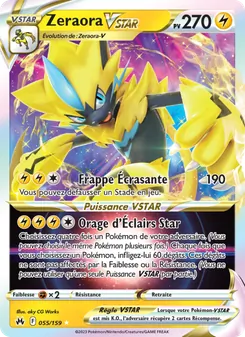 Zeraora VSTAR, Zénith Suprême, n° 055