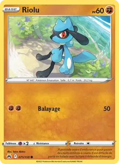Riolu, Zénith Suprême, n° 071
