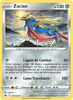 Zacian, Zénith Suprême, n° 094