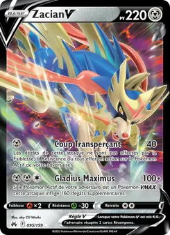 Zacian V, Zénith Suprême, n° 095