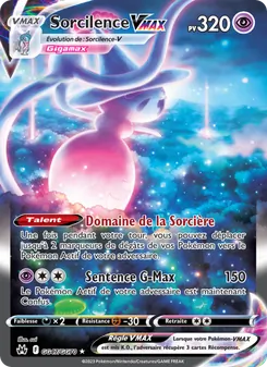 Sorcilence VMAX, Zénith Suprême Galerie Galaroise, n° GG47