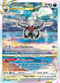 Darkrai VSTAR, Zénith Suprême Galerie Galaroise, n° GG50