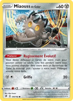 Miaouss de Galar, Clash des Rebelles, n° 126