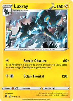 Luxray, Clash des Rebelles, n° 62