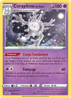 Corayôme de Galar, Clash des Rebelles, n° 79