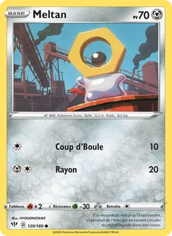 Meltan, Ténèbres Embrasées, n° 129