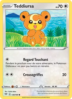 Teddiursa, Ténèbres Embrasées, n° 138