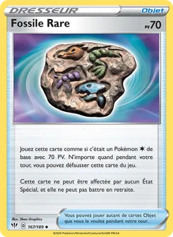 Fossile Rare, Ténèbres Embrasées, n° 167