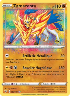 Zamazenta, Voltage Éclatant, n° 102