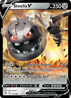 Steelix V, Voltage Éclatant, n° 115