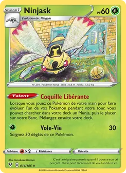 Ninjask, Voltage Éclatant, n° 14